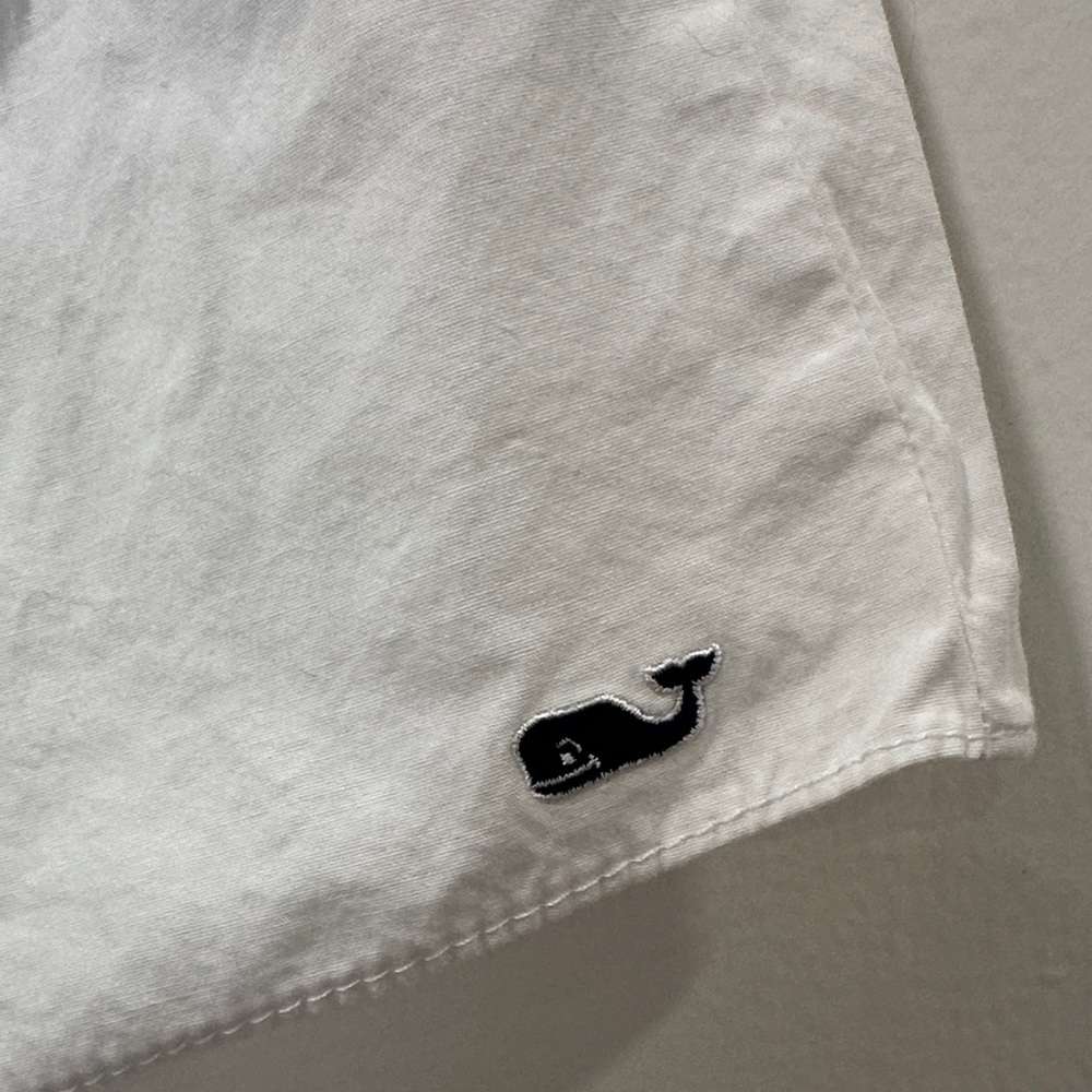 Vineyard Vines White Ruffle Off-Shoulder Blouse - Picture 3 of 3